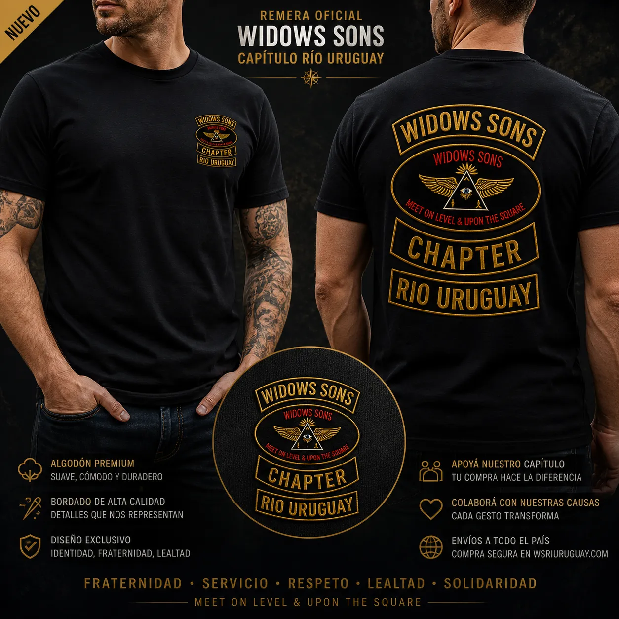 Remera Oficial WS Río Uruguay